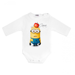 Carra Minion бебешко боди